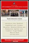 Improving your heart and aerobic health to the point that you can complete endurance events is a great way to motivate you.  An endurance race can be associated with long distance running, an ultra marathon, an adventure race, or an endurance foot race.