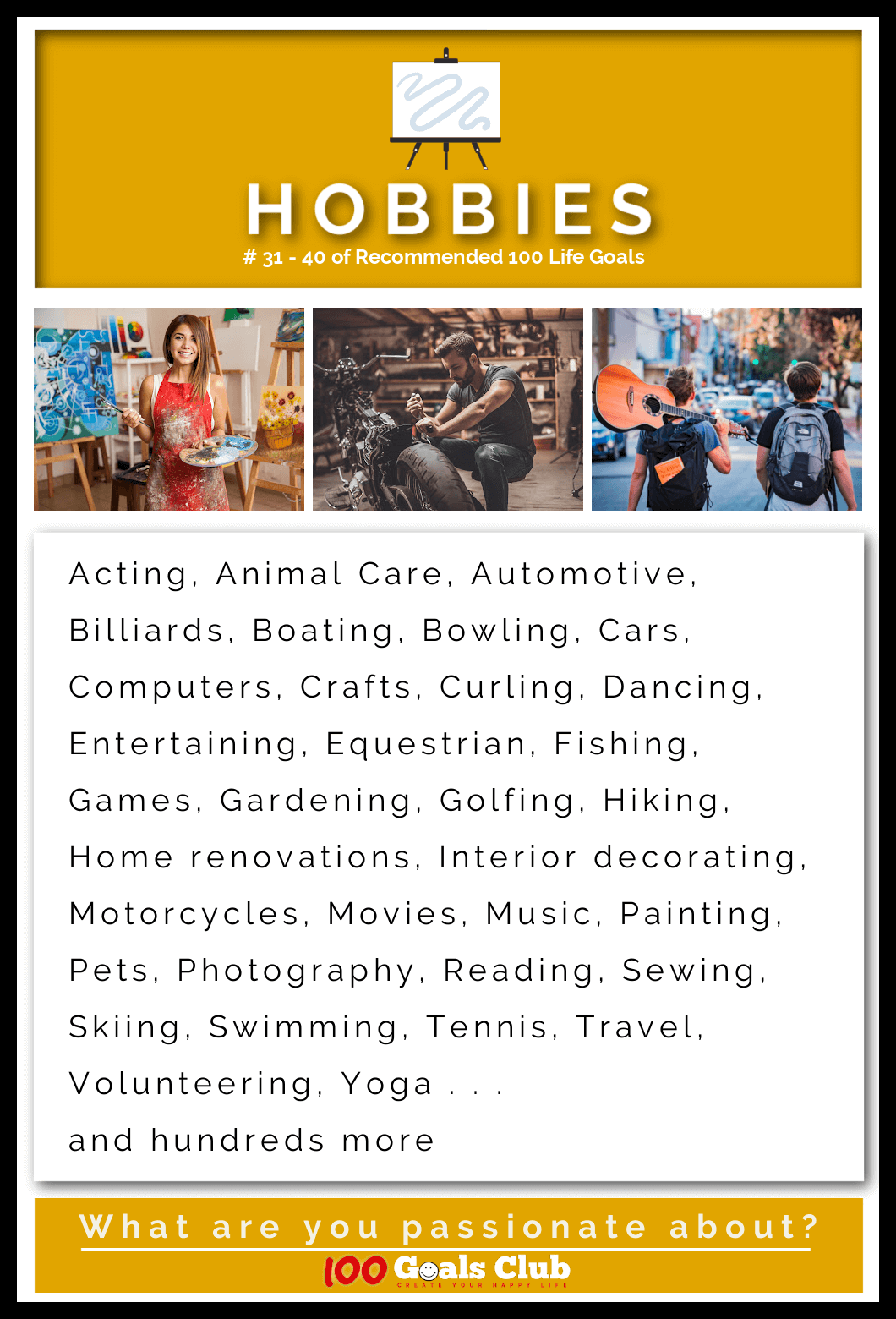 What are YOUR hobbies?
