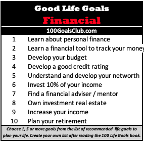 Life Goals, Financial