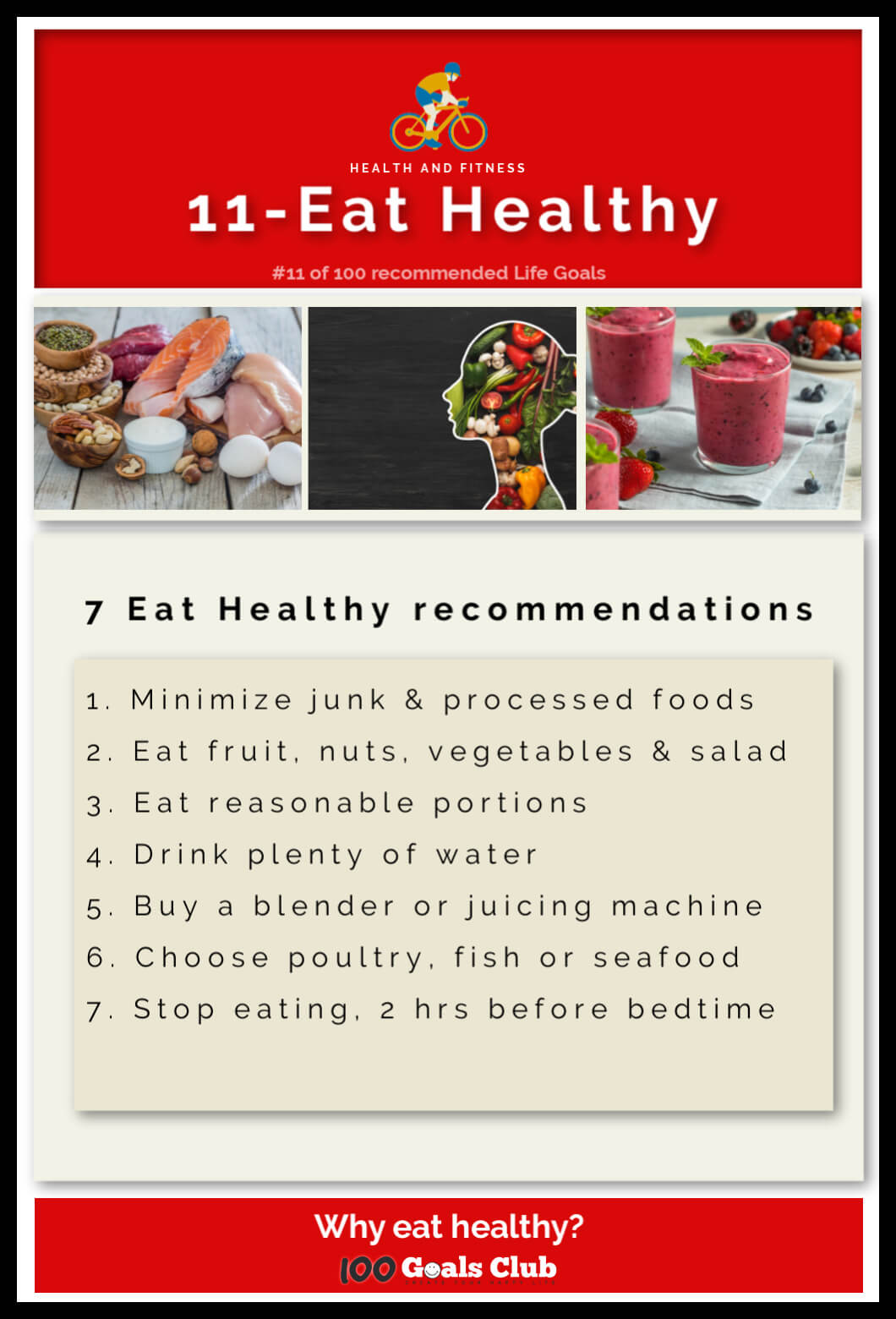 Why eat healthy?